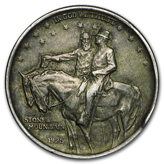 1925 Stone Mountain Commemorative Half Dollar Avg Circ 1925 Stone Mountain Commemorative Half Dollar Avg Circ